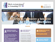 Tablet Screenshot of morfopsicologiaintegral.com